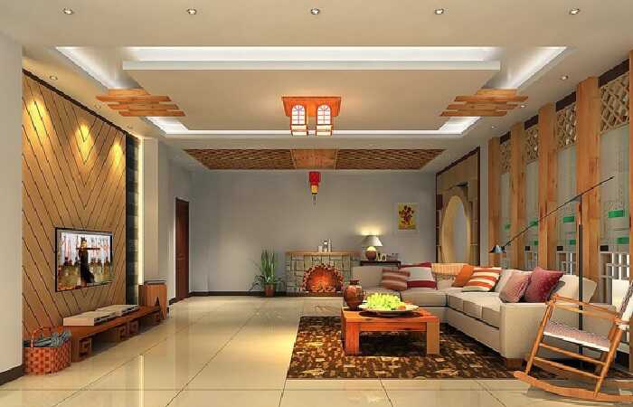 thạch cao ba đồn phòng khách