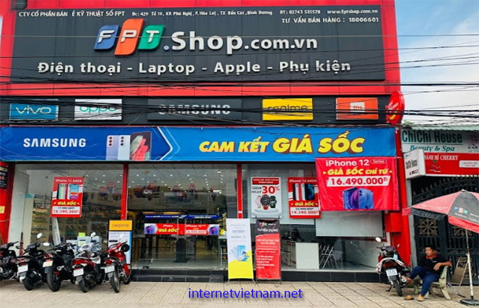 fpt shop bến cát