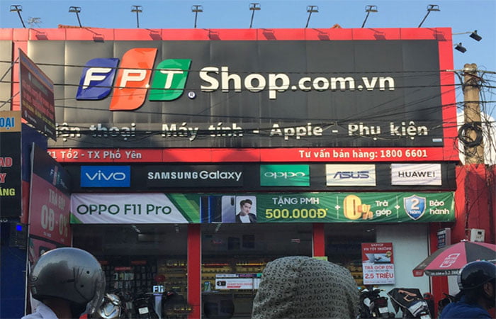 fpt shop phổ yên